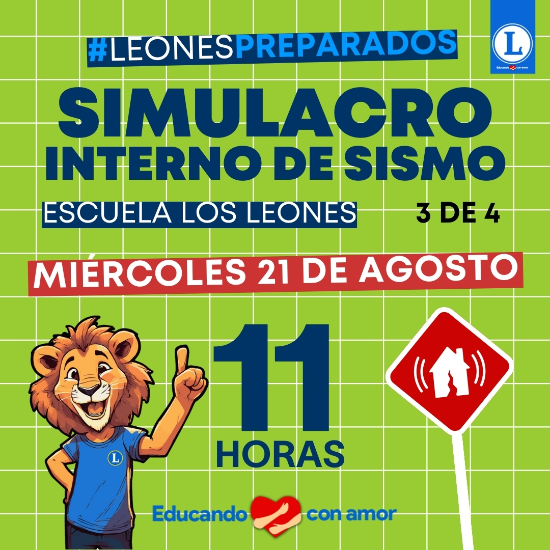 ⚠️ SIMULACRO INTERNO DE SISMO (3 DE 4)